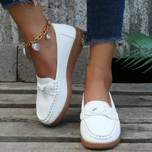 Load image into Gallery viewer, Weave Wedge Heeled Loafers