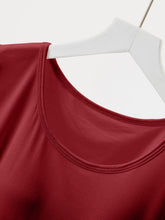 Load image into Gallery viewer, Round Neck Short Sleeve T-Shirt with Bra