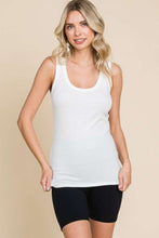 Load image into Gallery viewer, Culture Code Full Size Ribbed Scoop Neck Tank