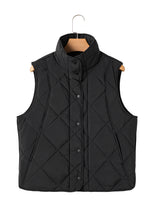 Load image into Gallery viewer, Snap Down Texture Vest Coat with Pockets