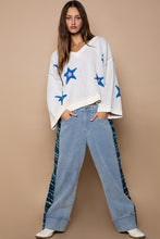 Load image into Gallery viewer, POL Long Sleeve Star Patch Sweater