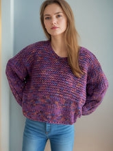 Load image into Gallery viewer, Dropped Shoulder Long Sleeve Sweater