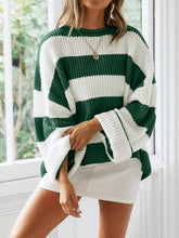 Load image into Gallery viewer, Round Neck Long Sleeve Sweater