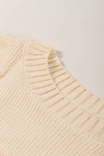 Load image into Gallery viewer, Color Block Drop Shoulder Round Neck Sweater