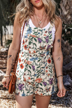 Load image into Gallery viewer, Printed Square Neck Wide Strap Romper