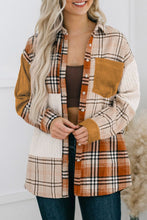 Load image into Gallery viewer, Plaid Button Up Long Sleeve Shacket