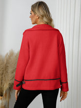 Load image into Gallery viewer, Pocketed Button Down Collared Neck Jacket