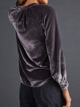 Load image into Gallery viewer, Notched Button Down Long Sleeve Shirt