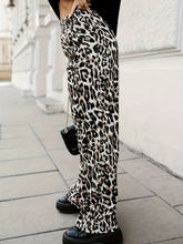 Load image into Gallery viewer, Full Size Animal Print Elastic Waist Pants