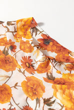 Load image into Gallery viewer, Printed Mock Neck Flare Sleeve Top