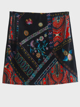 Load image into Gallery viewer, Printed Zip Mini Skirt