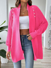 Load image into Gallery viewer, Open Front Long Sleeve Cardigan