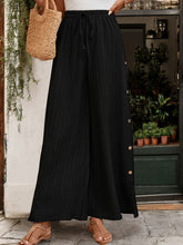Load image into Gallery viewer, Tied Slit Wide Leg Pants