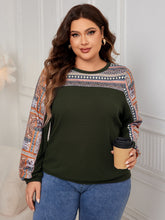 Load image into Gallery viewer, Plus Size Printed Long Sleeve Sweatshirt