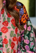 Load image into Gallery viewer, Printed Collared Neck Long Sleeve Shirt