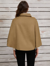 Load image into Gallery viewer, Collared Neck Cropped Cape
