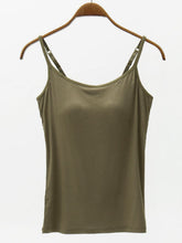 Load image into Gallery viewer, Full Size Adjustable Strap Modal Cami with Bra