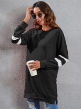 Load image into Gallery viewer, Full Size Striped Round Neck Long Sleeve T-Shirt