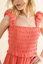 Load image into Gallery viewer, And The Why Smocked Ruffled Tiered Dress