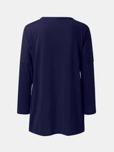 Load image into Gallery viewer, Full Size Round Neck Long Sleeve T-Shirt