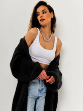 Load image into Gallery viewer, Open Front Long Sleeve Longline Cardigan