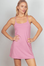 Load image into Gallery viewer, VERY J Sleeveless Active Tennis Dress with Unitard Liner