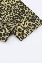 Load image into Gallery viewer, High-Low Leopard Snap Down Shacket