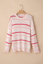 Load image into Gallery viewer, Confetti Round Neck Dropped Shoulder Sweater
