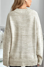 Load image into Gallery viewer, V-Neck Dropped Shoulder Sweater