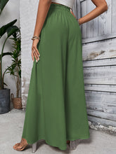 Load image into Gallery viewer, Tied High Waist Wide Leg Pants
