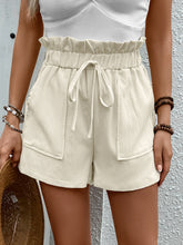 Load image into Gallery viewer, Paperbag Waist Shorts with Pockets