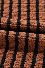 Load image into Gallery viewer, Striped Half Button Long Sleeve Blouse