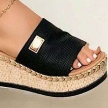 Load image into Gallery viewer, PU Leather Open Toe Sandals