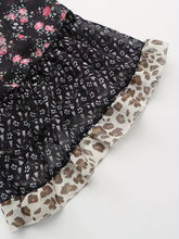Load image into Gallery viewer, Full Size Frill Printed Round Neck Half Sleeve Blouse