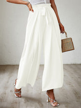 Load image into Gallery viewer, Tied Slit Wide Leg Pants