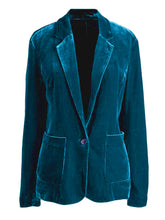 Load image into Gallery viewer, Pocketed Button Up Lapel Collar Blazer