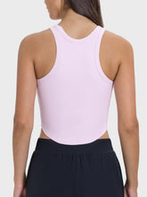 Load image into Gallery viewer, Round Neck Racerback Active Tank