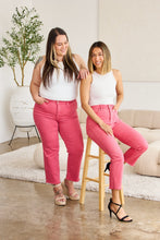 Load image into Gallery viewer, RFM Full Size Tummy Control High Waist Raw Hem Jeans