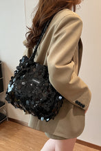 Load image into Gallery viewer, Sequin Braided Strap Shoulder Bag