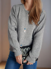 Load image into Gallery viewer, Button Down Long Sleeve Cardigan with Pockets