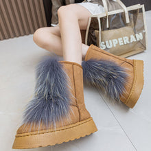 Load image into Gallery viewer, Thermal Suede Platform Boots