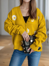 Load image into Gallery viewer, Daisy Button Up V-Neck Cardigan