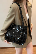 Load image into Gallery viewer, Sequin Braided Strap Shoulder Bag