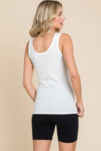 Load image into Gallery viewer, Culture Code Full Size Ribbed Scoop Neck Tank