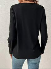 Load image into Gallery viewer, V-Neck Long Sleeve T-Shirt