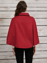 Load image into Gallery viewer, Collared Neck Cropped Cape