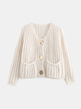 Load image into Gallery viewer, Button Down Long Sleeve Cardigan