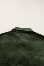 Load image into Gallery viewer, Snap Down Collared Neck Plaid Shacket