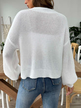 Load image into Gallery viewer, V-Neck Button Up Long Sleeve Cardigan