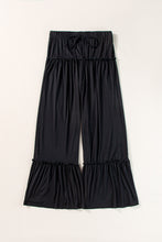 Load image into Gallery viewer, Tied Frill Ruched Bootcut Pants